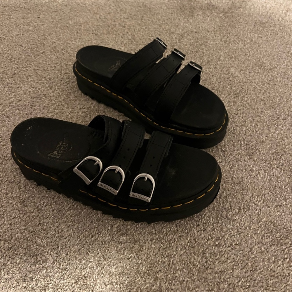 Dr Martin platform sandals